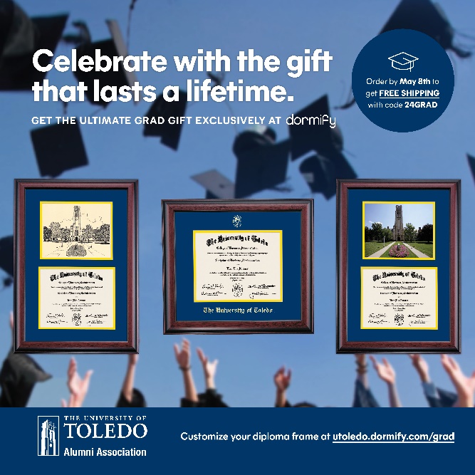 Dormify ad for UToledo diplomas